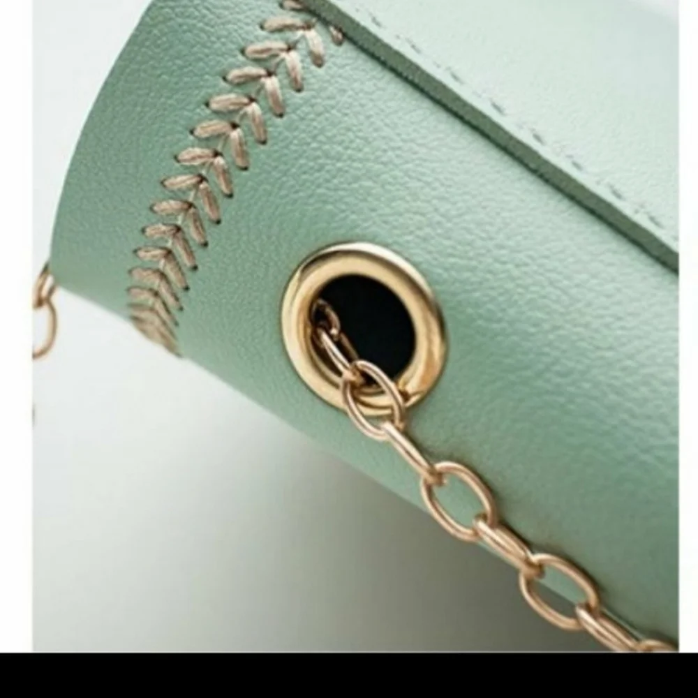 Small fashion bag mini crossbody mustard color - Picture 13 of 17